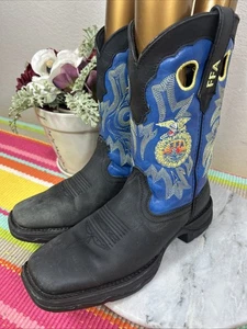Lady Rebel™ by Durango® FFA Damen-Westernstiefel schwarz/blau eckige Zehenpartie US 7,5 M - Bild 1 von 14