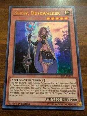 Yugioh Supay, Duskwalker LED5-EN025 Ultra Rare 1st Edition Near Mint - Image 1 of 2
