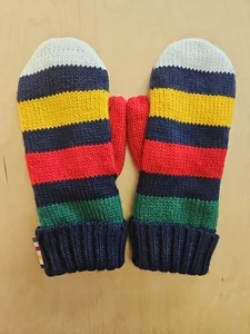 Hudson's Bay HBC Stripes Fleece gefütterte Strickhandschuhe SAMMLERSTÜCK L / XL - Bild 1 von 5