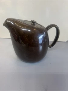 Schwarze Chutney HOHE KAFFEEKANNE ~ SCHÖN Russel Wright Steubenville braun - Bild 1 von 11