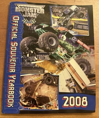 Signed Monster Truck Monster Jam 2008 Official Souvenir Yearbook Grave Digger - Image 1 of 4