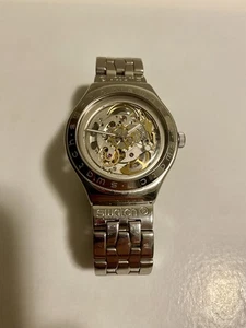 Reloj automático Swatch Irony Skeleton 21J para hombre "Body & Soul", 1999 funciona muy bien. - Imagen 1 de 3