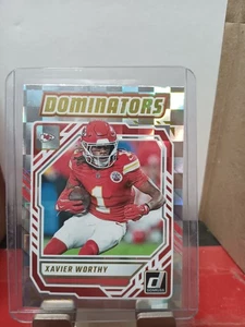 2025 Donruss Xavier Worthy Dominators Kansas City Chiefs DOM-XWY - Bild 1 von 2