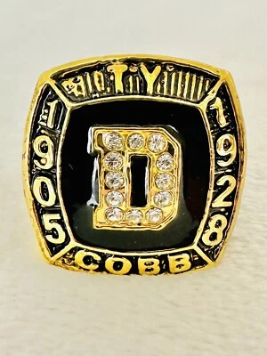 Anillo Salón de la Fama Ty Cobb Tigres de Detroit, 🇺🇸 ENVÍO 1905-1928 Foto 1 de 3