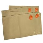 Tommy Bahama Placemats Tan Monogrammed TB Set of 4 Cloth Neutral NWT