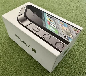 (NO PHONE) Genuine Empty Box For UK Apple iPhone 4S (16GB, Black, MD235B/A) - Zdjęcie 1 z 3