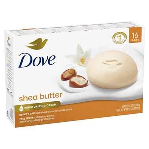Dove Bar Soap, Shea Butter & Vanilla, 3.75 oz., 16 ct. - Picture 1 of 7
