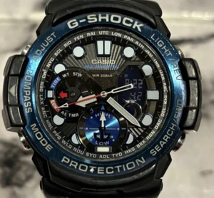 Casio G-Shock Gulfmaster GN-1000B-1AJF Men's Watch Used Twin Sensor Japanese - Picture 1 of 7
