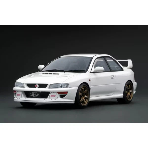 ignition model 1/18 Subaru Impreza 22B-STi Version (GC8 KAI) IG3669 White Car