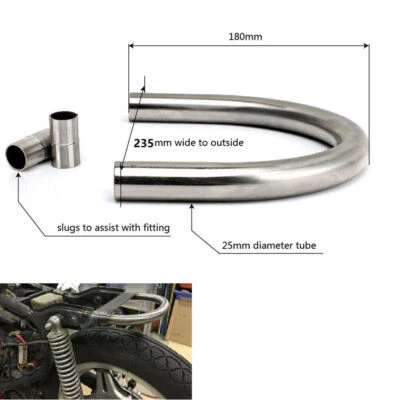 Cafe Racer 235mm Custom Rear Seat Frame Hoop Loop for Honda CB 500 550 650 750 - Image 1 of 4