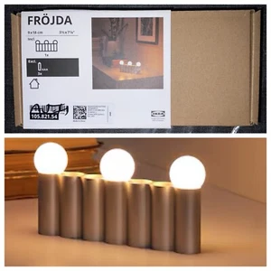 IKEA FROJDA FRÖJDA GREY DECORATIVE LIGHTING UNIT 3 1/2" X 7 1/8" 105.821.54 NEW - Picture 1 of 1