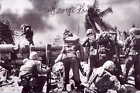 George H. Koch signiertes 4x6 Foto Zweiter Weltkrieg 824 Squadron Marines USMC Autogramm