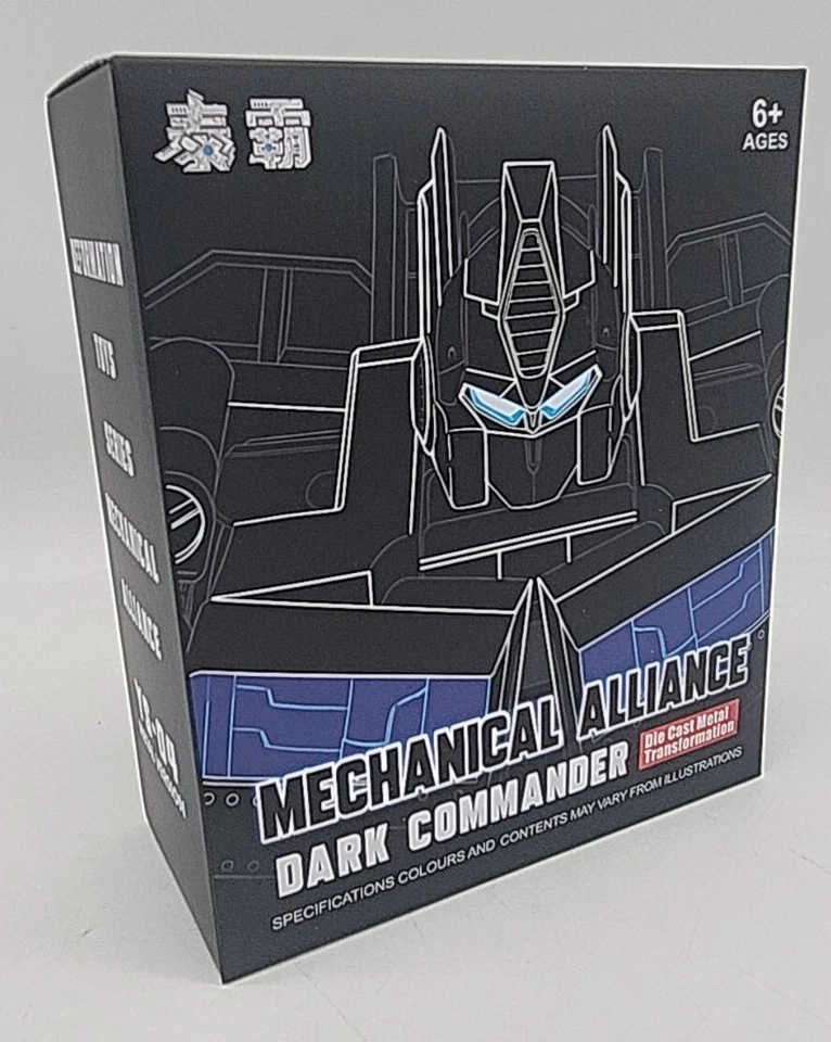 TRANSFORMERS Mechanical Alliance Dark Commander YS-04 DIE CAST METAL W/O Box