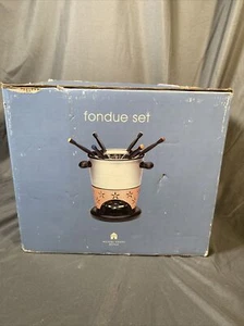 Michael Graves Stainless Steel Fondue Set, Complete, NEW Open Box - Picture 1 of 5