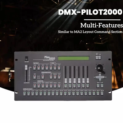 For Pilot 2000 DMX Controller DJ Lighting Console For Moving Head Stage Lights - image 1 of 4