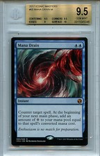 MTG Mana Drain BGS 9.5 Gem Mint Iconic Masters Magic card Amricons 5046