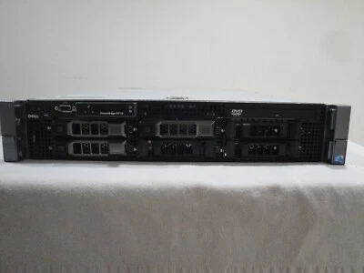 Unidad de disco duro Dell POWEREDGE R710 8 bahías 2,5 2x 2,66 GHz 8 núcleos 48 GB de 3 TB Foto 1 de 4