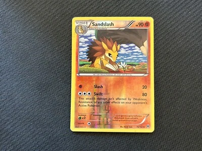 Pokemon - Sandslash - 76/162 - Uncommon - Reverse Holo - XY - BREAKthrough - NM - Image 1 of 2
