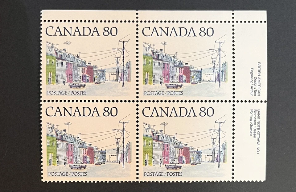 CANADA #725. Medium Value Definitive. MNH UR Block Of 4. - Image 1 of 1