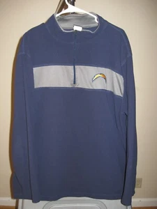 San Diego Chargers NFL Reebok Vintage Blue Team Logo XL Fleece Jacket - Picture 1 of 3