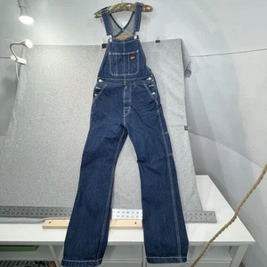Levi's Workwear Red Tab Denim Overalls Straight Leg Size XS 28/29 Men Dark Wash - Picture 1 of 24