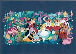 2025 Disney MADDEST OF PARTIES Postcard 5x7" Ryan Riller Alice In Wonderland - Picture 1 of 1