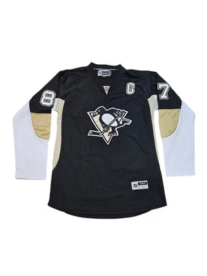 Camiseta para mujer Reebok NHL Pittsburgh Penguins Sidney Crosby #87 Foto 1 de 4