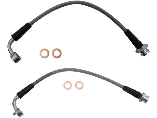 Rear Brake Hose Set For 2003-2007 Infiniti G35 Coupe 2004 2005 2006 TY337QC - Image 1 of 1