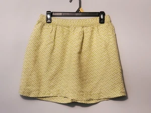 Merona Women’s Green Geo Linen Blend Mini Skirt Sz S  - Picture 1 of 3