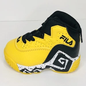 Fila Grant MB High-Top Sneaker 7BW01862-702 / Kleinkinder Größe 4 / gelb schwarz  - Bild 1 von 7