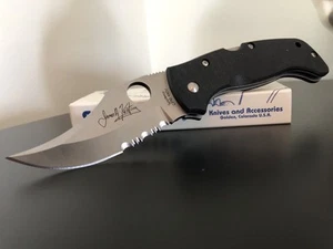 Spyderco Knife CHINOOK James Keating C63GPS RARE!!! Amazing Condition!! CPM 440V - Picture 1 of 9