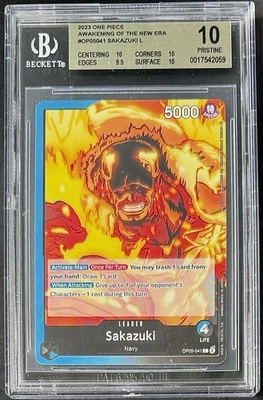 BGS 10 One Piece OP05-041 L Sakazuki - English - Awakening of the New Era - Image 1 of 2