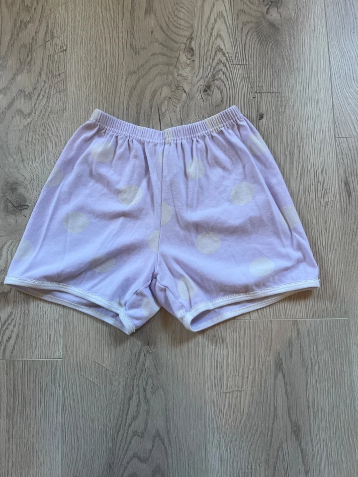 Pantalones cortos suaves Petite Bateau púrpura claro talla 10 Foto 1 de 4