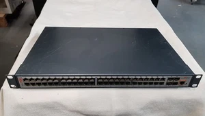 FS s1600-48t4s 48 Port Gigabit PoE Netzwerk Switch nur mit Rackmount Ohren - Bild 1 von 19