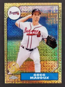 Greg Maddux 2002 Topps Chrome Mojo Baseball Card #83 (NM) - Foto 1 di 2