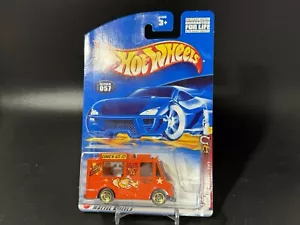 2001 Hot Wheels Wild Frontier Series 3/4 • ICE CREAM TRUCK • Orange • Gold 5SP - Bild 1 von 3