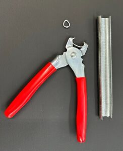 Hog Ring Pliers Kit Auto Upholstery Installation Tool