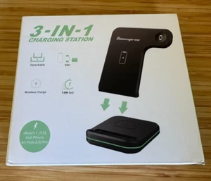 Sockspree 15W Wireless Charger Station Fast Charging Stand QC3.0 Adapter - Picture 1 of 6