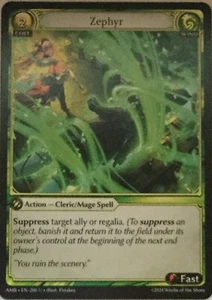Grand Archive Zephyr Uncommon Regular NM Mortal Ambition - Picture 1 of 1
