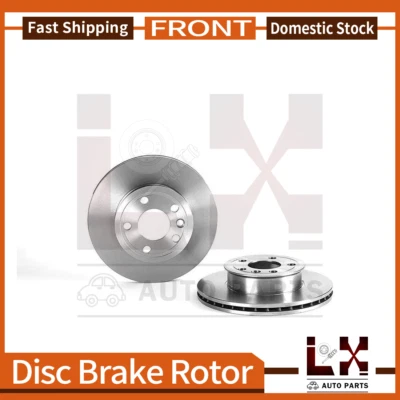 Conjunto de rotores de freio dianteiro Brembo de alto desempenho OE equivalente para 1993 EuroVan - Imagem 1 de 4