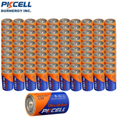 500x Size D Alkaline Batteries 1.5V AM1 LR20 E95 for Household & Office Devices - Image 1 of 4