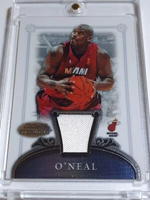 2006 Bowman Sterling Shaquille O'Neal #PATCH Game Worn Jersey - Ready to Grade - Image 1 of 3