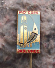 Vintage Jablonec CSRS Fishing Association Czechoslovakia Angling Pin Badge
