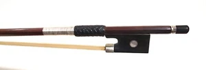 J. T. Radoular 4/4 Vintage Violin Bow, Pernambuco, Sterling Winding, Ebony Frog - Picture 1 of 10