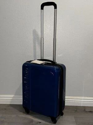 Demo Calvin Klein 20" Carry On Polycarbonate Blue Luggage Spinner TSA Lock - Image 1 of 4