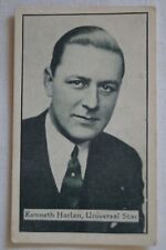 Film Stars Vintage 1933 Pre WWII Australian Turf Personality Card Kenneth Harlan