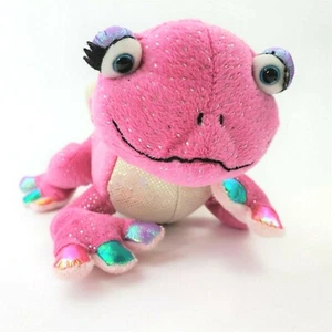 Ganz Webkinz Glamour Gecko HM462 Plush 11" Pink Sparkle Stuffed Animal NO CODE - Picture 1 of 10