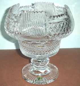 Waterford Crystal Heritage Prestige Footed Centerpiece Bowl 9" Ireland $1200 NEW - Picture 1 of 4
