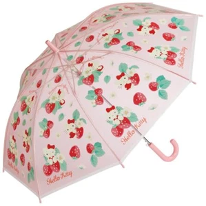 Children's Kitty vinyl umbrella 55cm for 9-10 years old about 125-135cm UBV3-A - Picture 1 of 8