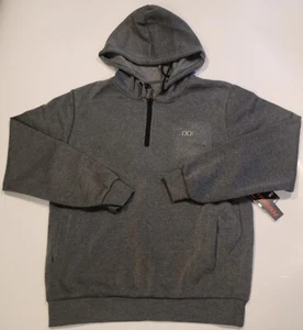 2(X)IST Men's Fleece Hoodie Sweatshirt M L Gray Stretch Athletic Speed Dry New - Picture 1 of 9